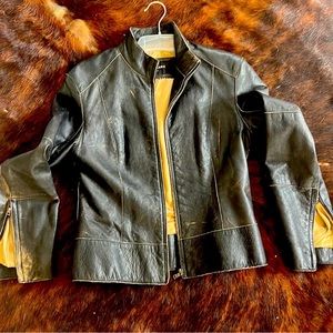 Andrew Marc New York Black leather jacket